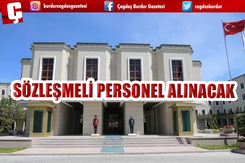 SÖZLEŞMELİ PERSONEL ALINACAK
