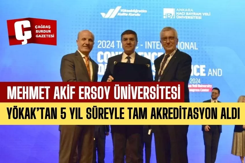 MAKÜ YÖKAK’TAN 5 YIL SÜREYLE TAM AKREDİTASYON ALDI