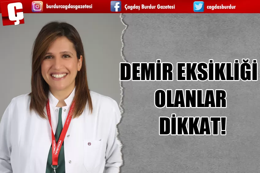 DEMİR EKSİKLİĞİ OLANLAR DİKKAT!