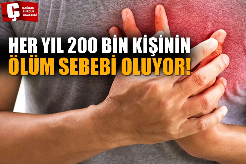 TÜRKİYE'DE HER YIL 200 BİN KİŞİ KALP KRİZİ NEDENİYLE HAYATINI KAYBEDİYOR