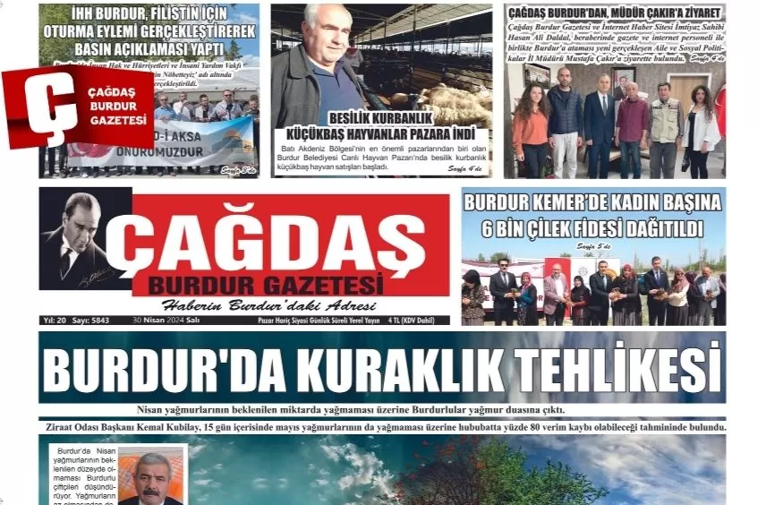 GAZETEMİZ 30 NİSAN 2024 TARİHLİ SAYISI