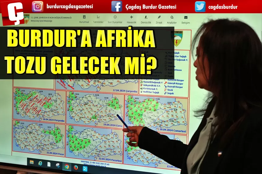 BURDUR'A AFRİKA TOZU GELECEK Mİ? 