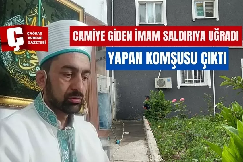 CAMİYE GİDEN İMAM SALDIRIYA UĞRADI