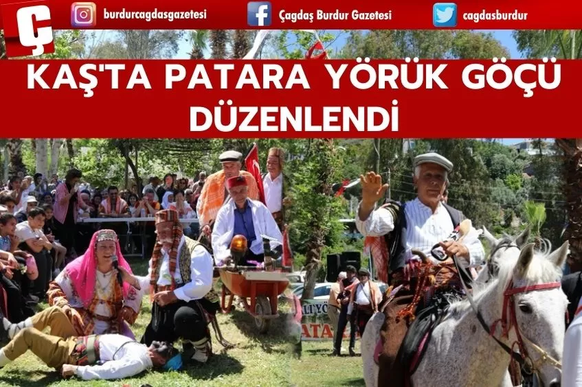 KAŞ'TA LİKYA SU YOLU YÜRÜYÜŞÜ VE PATARA YÖRÜK GÖÇÜ DÜZENLENDİ