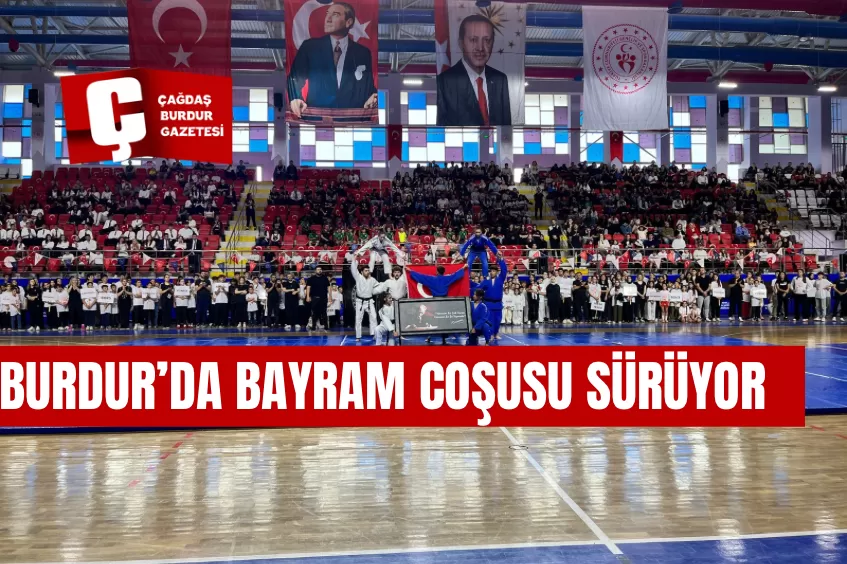 BURDUR’DA 19 MAYIS ATATÜRK’Ü ANMA GENÇLİK VE SPOR BAYRAMI KUTLAMALARI SÜRÜYOR