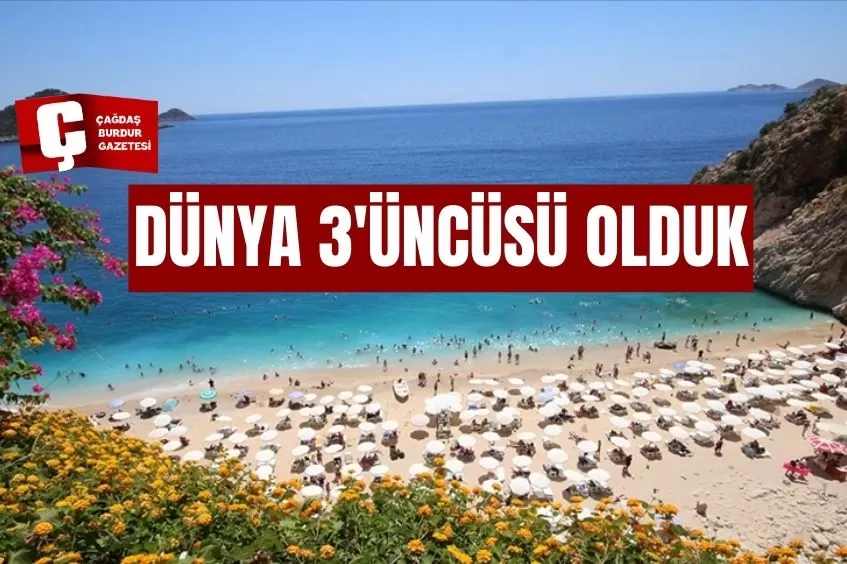 TÜRKİYE MAVİ BAYRAKTA DÜNYA 3'ÜNCÜSÜ