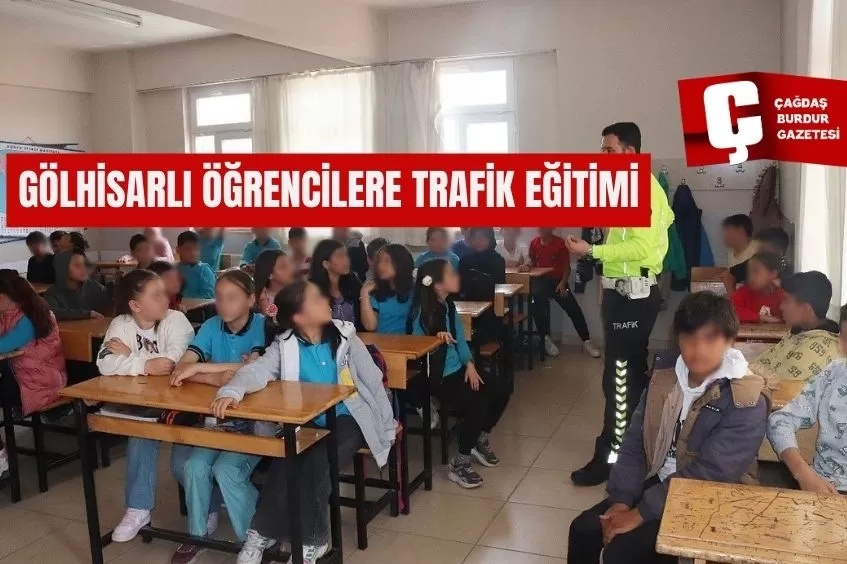 GÖLHİSARLI ÖĞRENCİLERE TRAFİK EĞİTİMİ