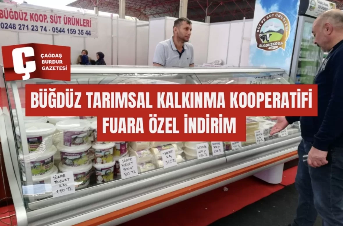 BÜĞDÜZ TARIMSAL KALKINMA KOOPERATİFİ FUARA ÖZEL İNDİRİM 