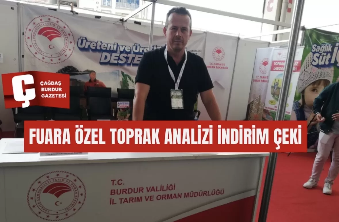 BURDUR’DA FUARA ÖZEL TOPRAK ANALİZİ İNDİRİM ÇEKİ