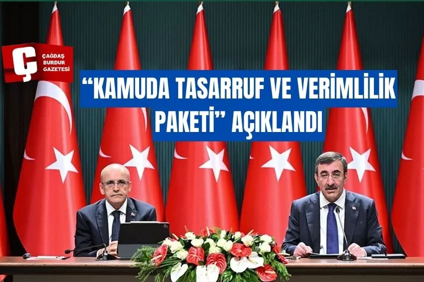 “KAMUDA TASARRUF VE VERİMLİLİK PAKETİ” AÇIKLANDI