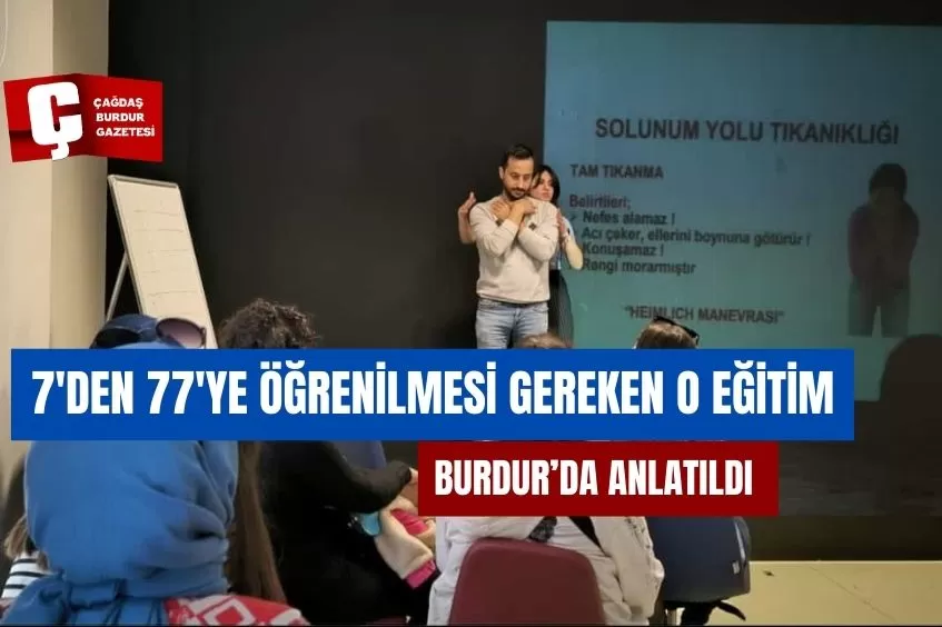 'DOĞRU İLK YARDIM DOĞRU İLK ADIM' DİYEREK FARKINDALIK ÇALIŞMASI YAPTILAR