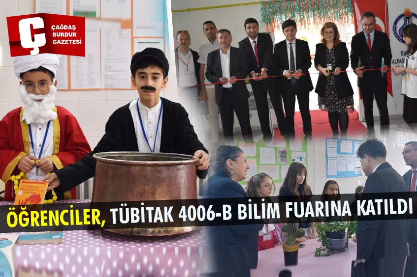 ÖĞRENCİLER, TÜBİTAK 4006-B BİLİM FUARINA KATILDI