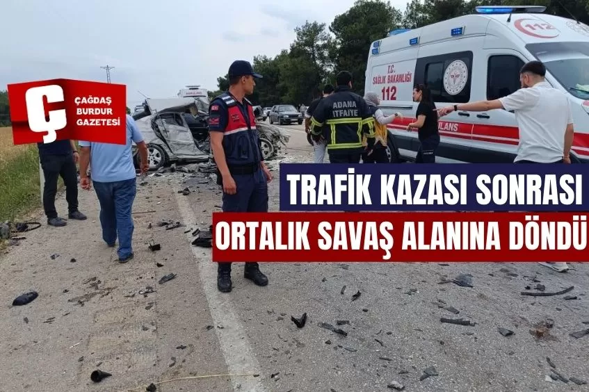 TRAFİK KAZASI SONRASI ORTALIK SAVAŞ ALANINA DÖNDÜ