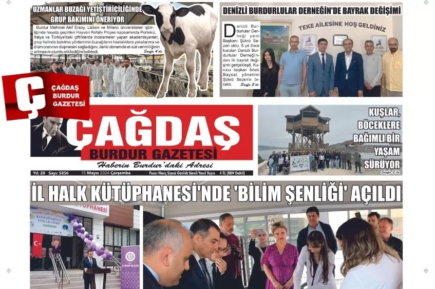 GAZETEMİZ 15 MAYIS 2024 TARİHLİ SAYISI