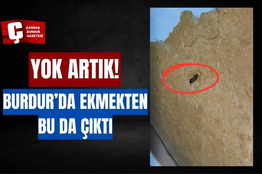 BURDUR’DA EKMEĞİN İÇİNDEN BU DA ÇIKTI