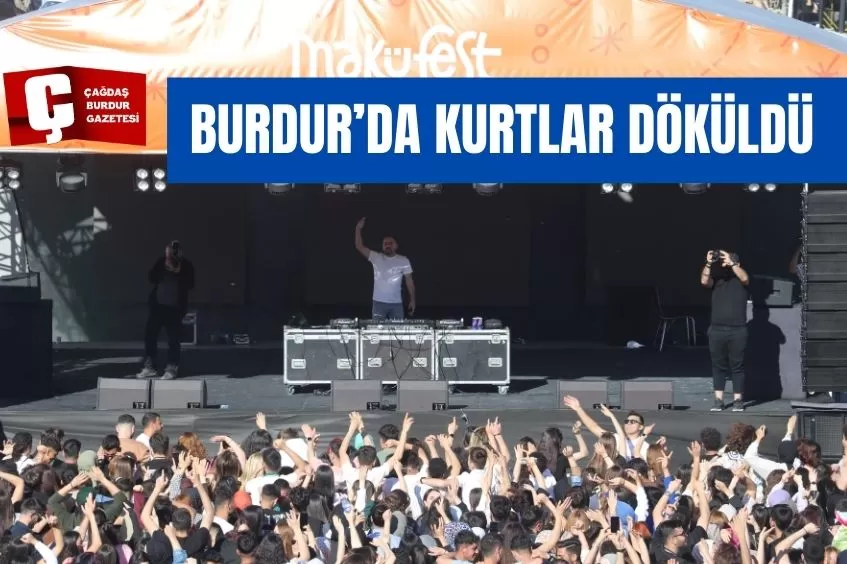 MAKÜFEST SONA ERDİ, ÖĞRENCİLER DOYASIYA EĞLENDİ 