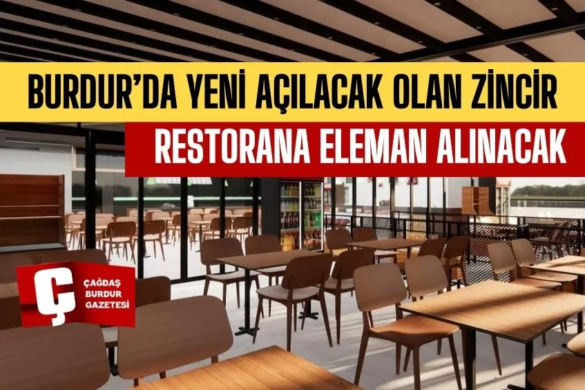 BURDUR'DA ELEMAN ALIMI VAR!