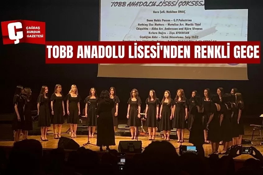 TOBB ANADOLU LİSESİ'NDEN RENKLİ GECE