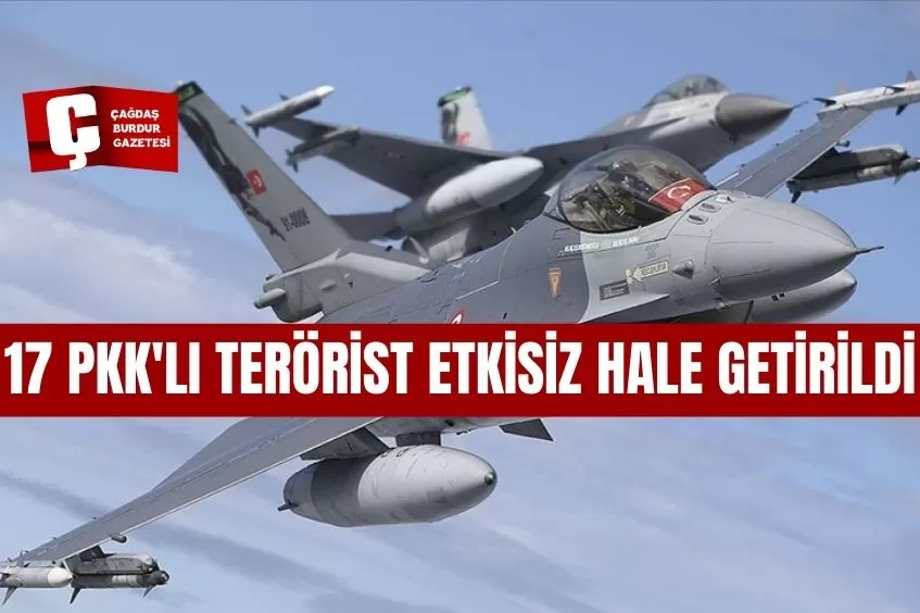 PENÇE-KİLİT HAREKAT BÖLGESİNDE 17 PKK'LI TERÖRİST ETKİSİZ HALE GETİRİLDİ