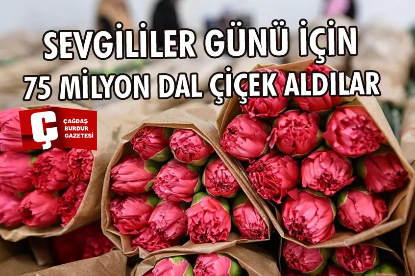 TÜRKİYE'DEN SEVGİLİLER GÜNÜ İÇİN 75 MİLYON DAL ÇİÇEK İHRACATI