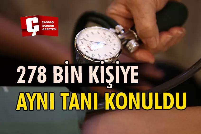 SAĞLIK BAKANLIĞI: 2021-2025 YILLARI ARASINDA TARANAN KAYITLI KİŞİLERDEN 278 BİNİNE HİPERTANSİYON TANISI KONULDU