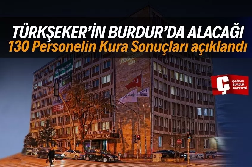 TÜRKŞEKER BURDUR KURA SONUÇLARI AÇIKLANDI!