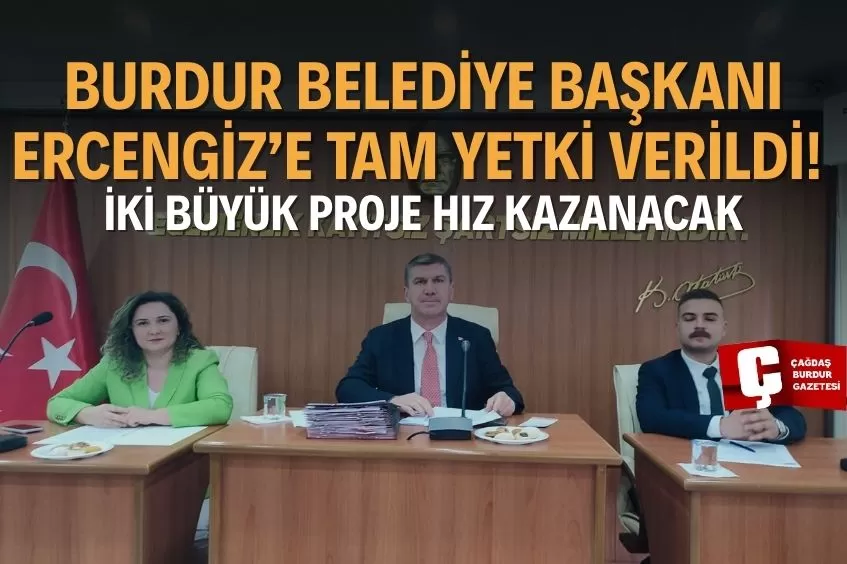 BAŞKAN ERCENGİZ’E ÜST DÜZEY YETKİ