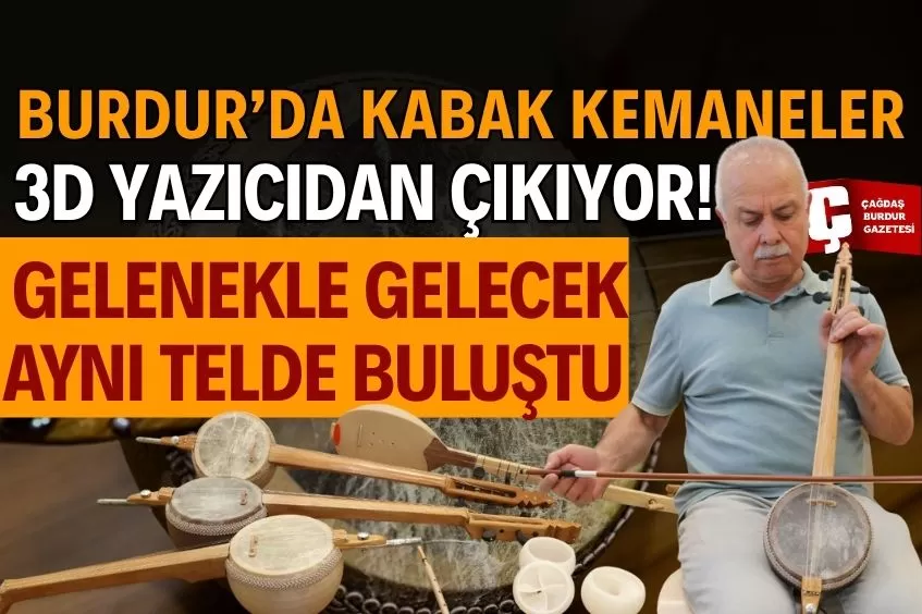 BURDUR’DA GELENEKSEL ENSTRÜMANLAR ARTIK YAZICIDAN ÇIKIYOR!