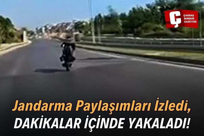 KARAYOLUNDA TEK TEKER ŞOV PAHALI MALOLDU