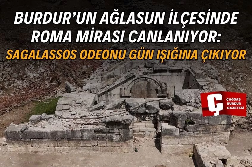 BURDUR SAGALASSOS’TA ÇOK AMAÇLI ODEON ORTAYA ÇIKARILDI