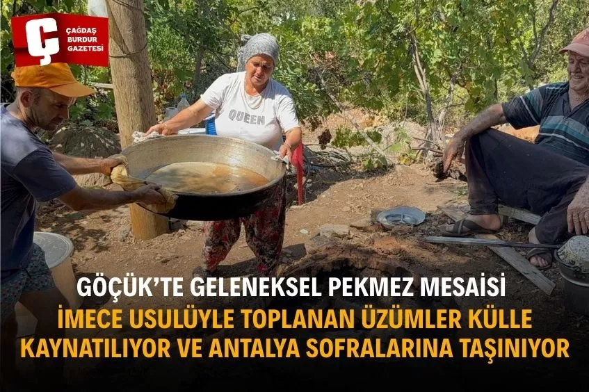 ANTALYA’DA KLASİK PEKMEZ GELENEĞİ YAŞATILIYOR