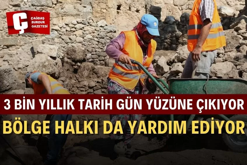SYEDRA ANTİK KENTİ KAZILARINDA BÖLGE HALKI DA GÖREV ALIYOR