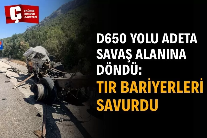 ANTALYA’DA TIR KAZASI: GENÇ SÜRÜCÜ HAYATINI KAYBETTİ