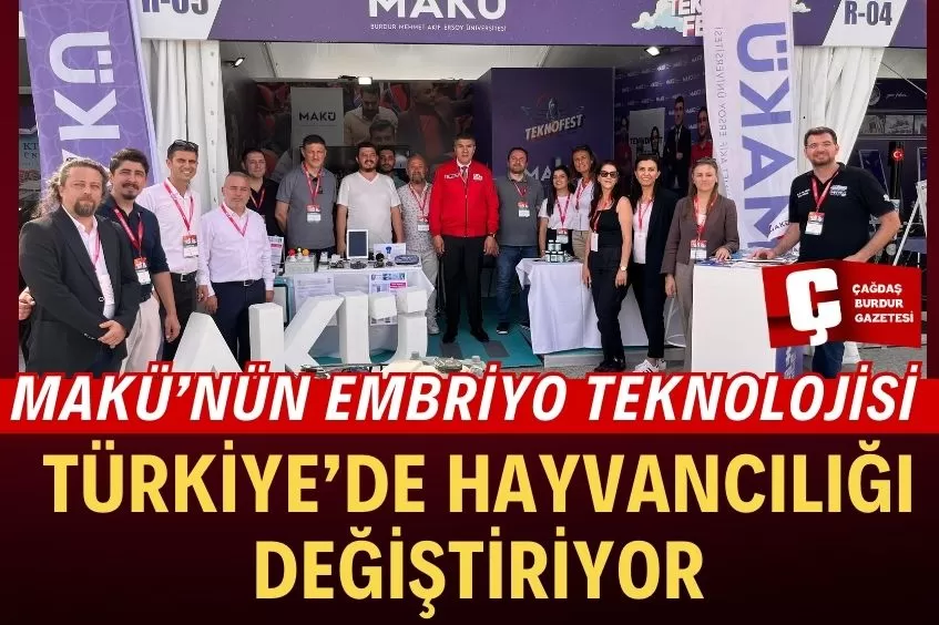 MAKÜ, TEKNOFEST 2025’TE TARIM VE HAYVANCILIK TEKNOLOJİLERİYLE İLGİ ODAĞI OLDU