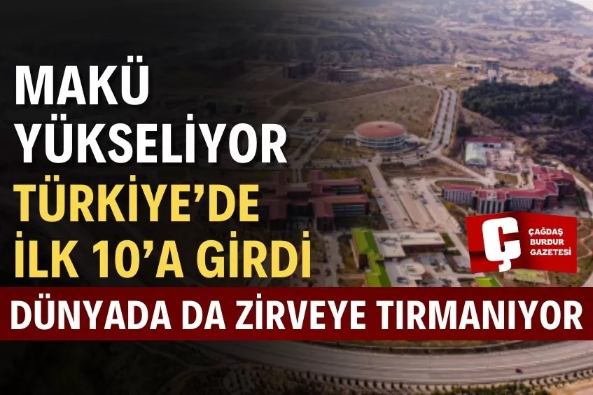 MAKÜ, RUR 2025 ALAN SIRALAMALARINDA YÜKSELİŞİNİ SÜRDÜRÜYOR