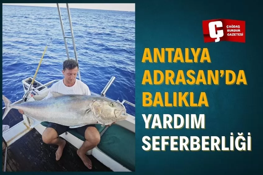 ANTALYA AMATÖR BALIKÇILARDAN DEV BAĞIŞ: 25 BİN LİRA KİMSESİZ ÇOCUKLARA