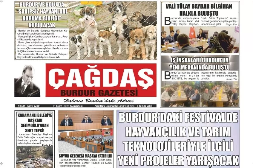 GAZETEMİZ 11 EKİM 2025 TARİHLİ SAYISI