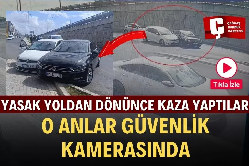  YASAĞA ALDIRIŞ ETMEYEN SÜRÜCÜNÜN HATASI KAZAYLA SONUÇLANDI: 1 YARALI