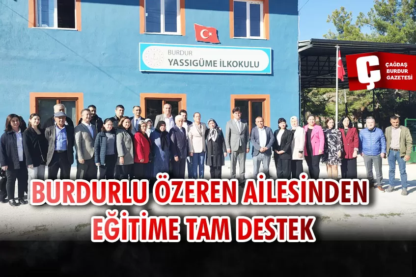 HAYIRSEVER İŞ İNSANI HÜSEYİN ÖZEREN VE EŞİ SUAT ÖZEREN YASSIGÜME KÖYÜ’NDE OKUL YAPTIRDI