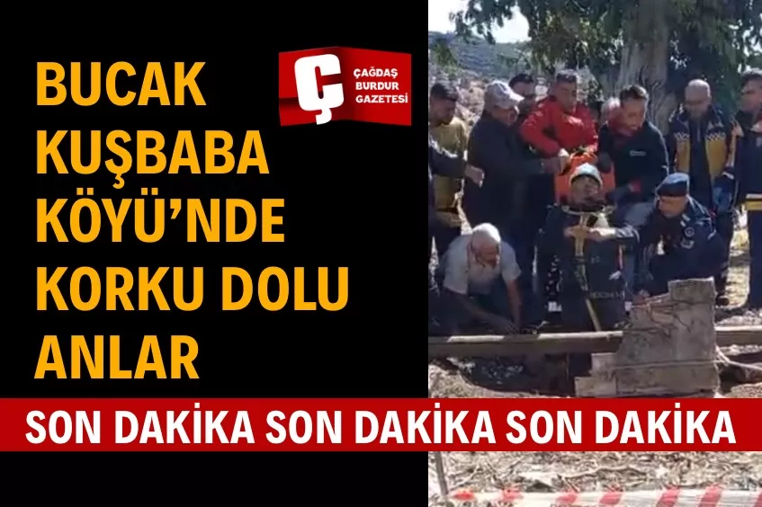 BUCAK’TA KUYUYA DÜŞEN VATANDAŞ ÖLÜMDEN DÖNDÜ!