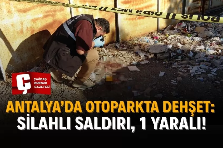 MOTOSİKLETLİ SALDIRI! ANTALYA’DA CADDE ORTASINDA KURŞUN YAĞDI