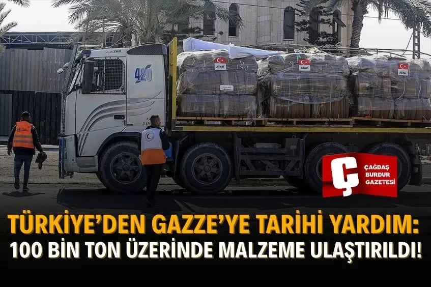 TÜRKİYE’DEN GAZZE’YE UMUT KÖPRÜSÜ: BİNLERCE TON MALZEME GÖNDERİLDİ!