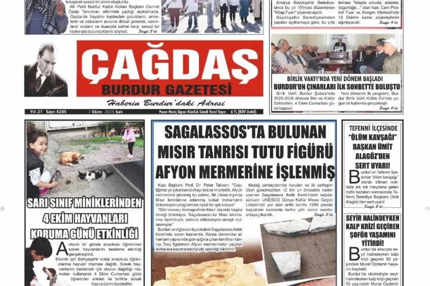 GAZETEMİZ 7 EKİM 2025 TARİHLİ SAYISI