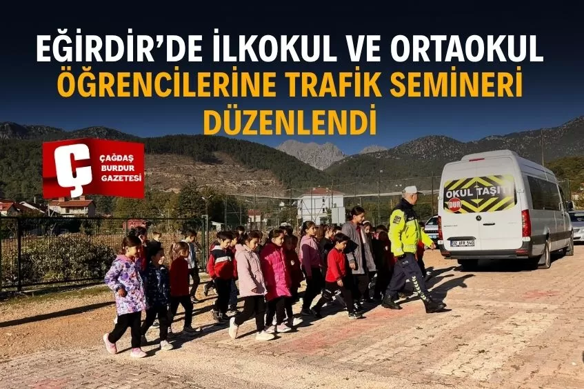 ISPARTA'DA ÇOCUKLARA TRAFİK BİLİNCİ AŞILANDI