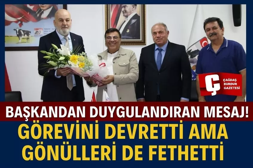 BURDURLU BAŞKAN KÂMİL ÖZCAN'DAN VEDA! 