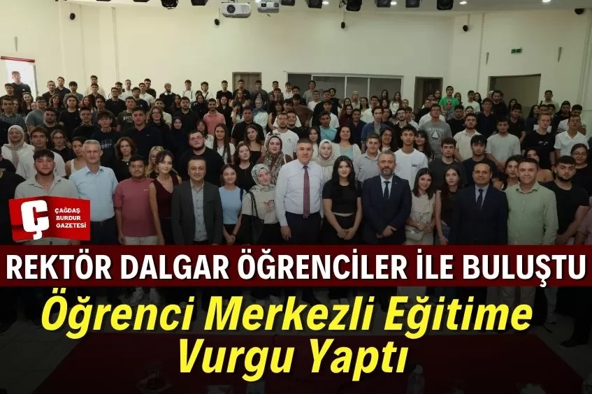 REKTÖR DALGAR İLÇE ZİYARETLERİNDE ÖĞRENCİLERLE BULUŞTU