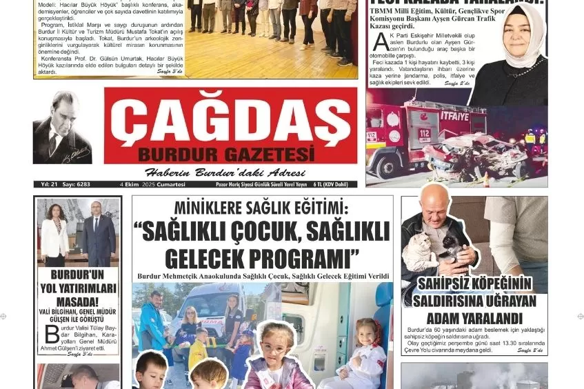 GAZETEMİZ 4 EKİM 2025 TARİHLİ SAYISI