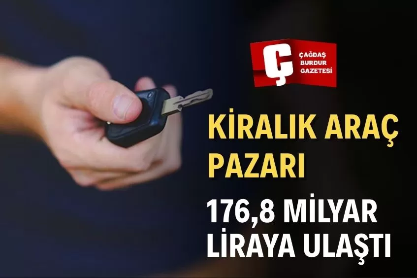 KISA DÖNEM ARAÇ KİRALAMA SEKTÖRÜ YILIN İLK YARISINDA 176,8 MİLYAR LİRA AKTİF BÜYÜKLÜĞE ULAŞTI