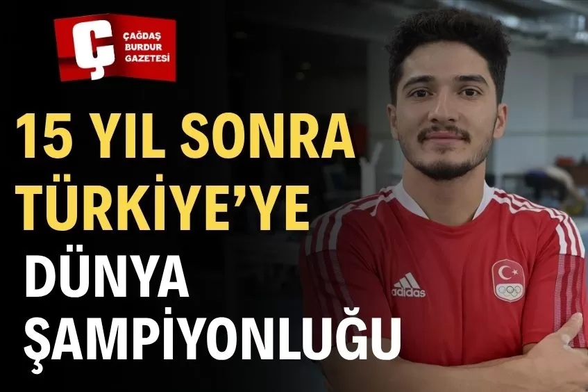 MİLLİ HALTERCİ MUHAMMED FURKAN ÖZBEK, REKOR KIRARAK DÜNYA ŞAMPİYONU OLDU