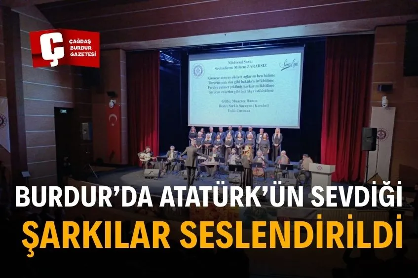 BURDUR'DA ÖZEL GÜNDE ÖZEL KONSER